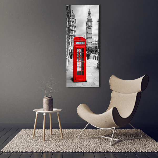 Verticale foto op canvas Londen, Engeland