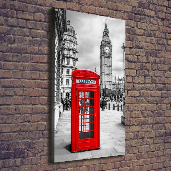 Verticale foto op canvas Londen, Engeland