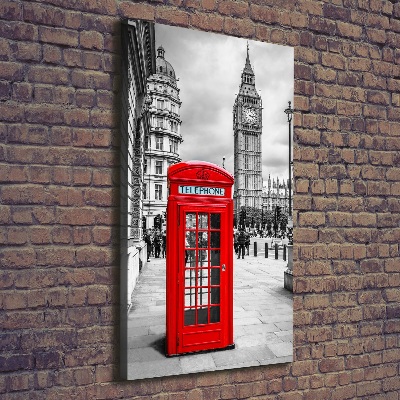 Verticale foto op canvas Londen, Engeland