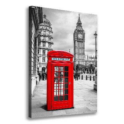 Verticale foto op canvas Londen, Engeland