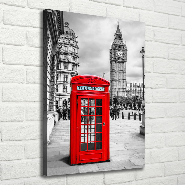 Verticale foto op canvas Londen, Engeland
