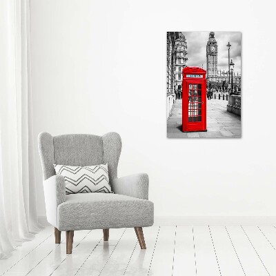 Verticale foto op canvas Londen, Engeland