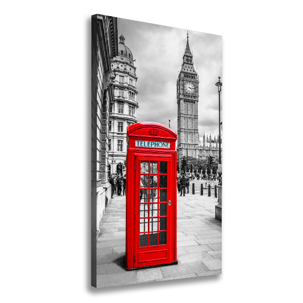 Verticale foto op canvas Londen, Engeland