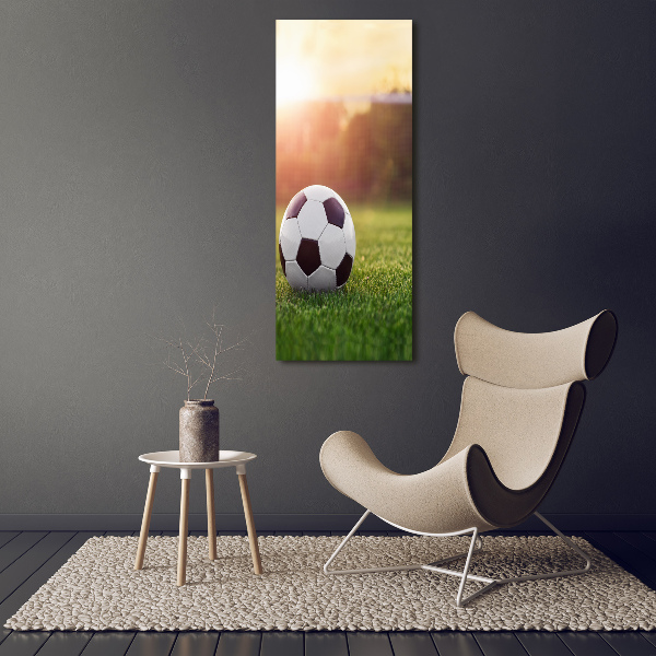 Verticaal canvasschilderij Voetbal