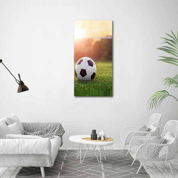 Verticaal canvasschilderij Voetbal
