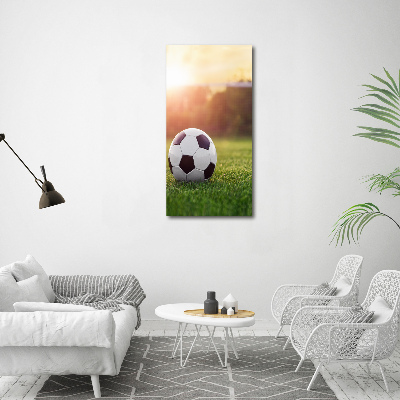 Verticaal canvasschilderij Voetbal