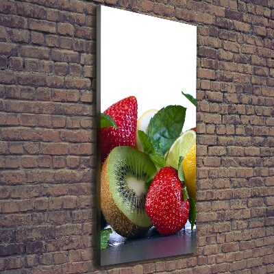 Verticaal schilderij op canvas Fruit