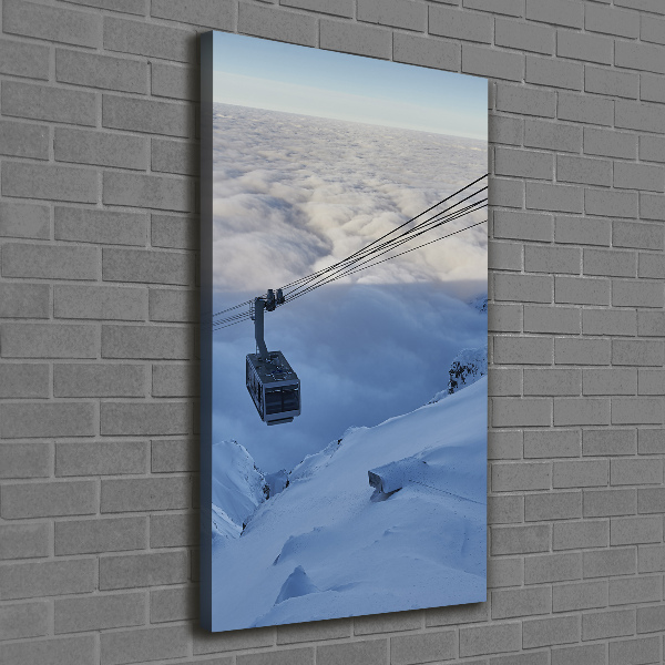 Verticaal schilderij op canvas Achtbaan