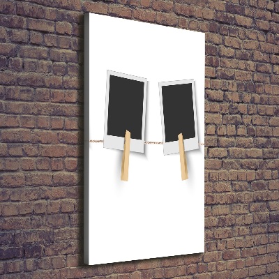 Verticaal canvasschilderij Fotolijsten