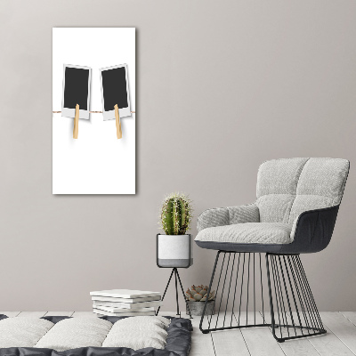 Verticaal canvasschilderij Fotolijsten