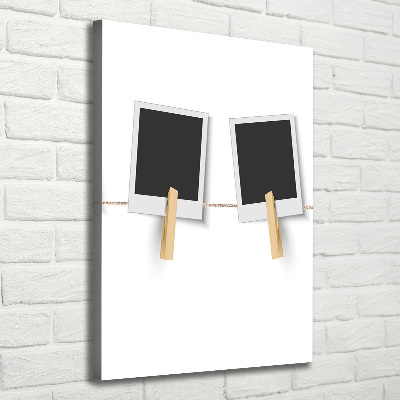 Verticaal canvasschilderij Fotolijsten