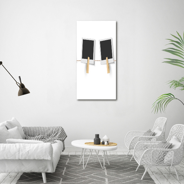 Verticaal canvasschilderij Fotolijsten