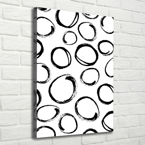 Foto obraz drukowany na płótnie pionowy Kółka