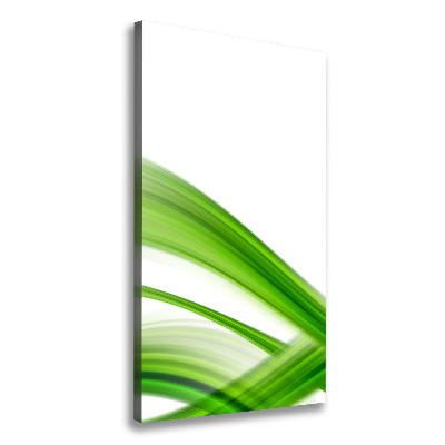 Verticaal schilderij op canvas Abstracte golf