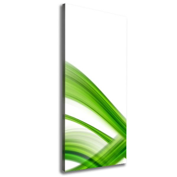 Verticaal schilderij op canvas Abstracte golf