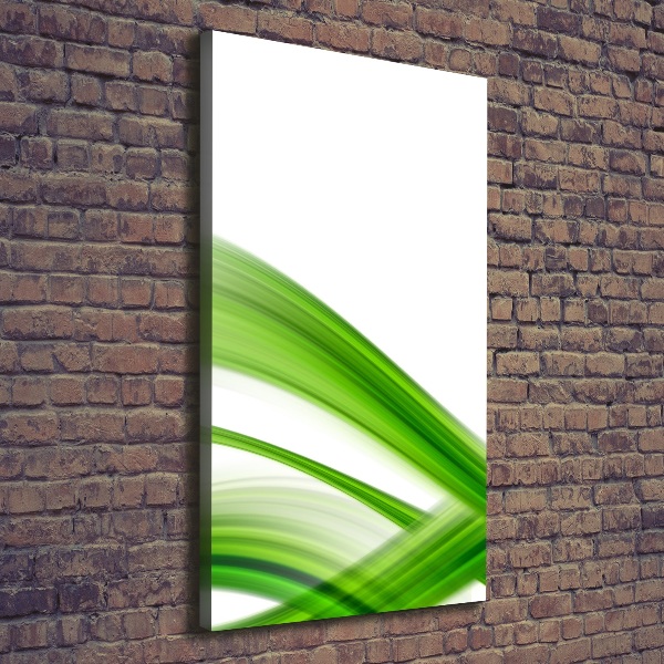 Verticaal schilderij op canvas Abstracte golf