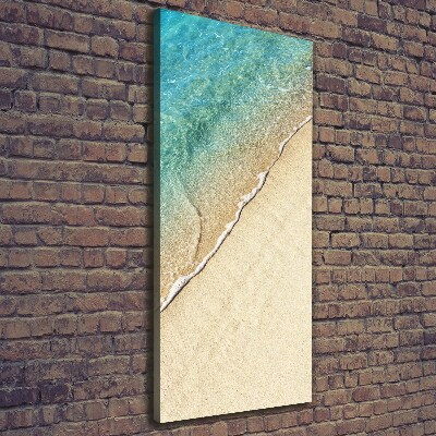 Foto obraz na płótnie do salonu pionowy Morska fala