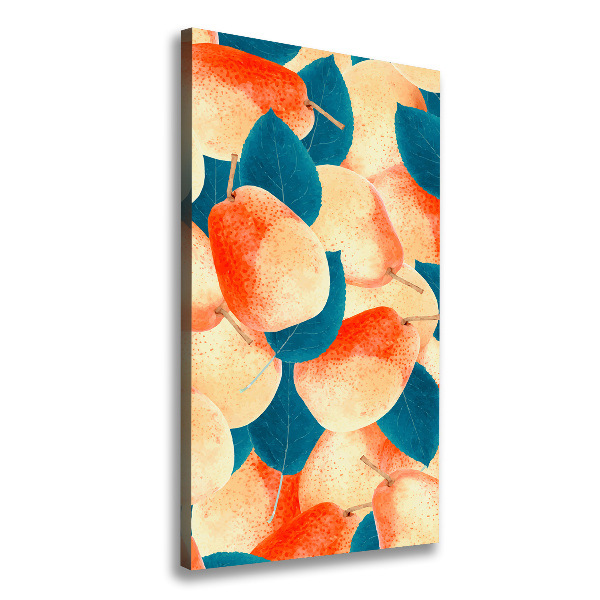 Verticale foto op canvas Peren