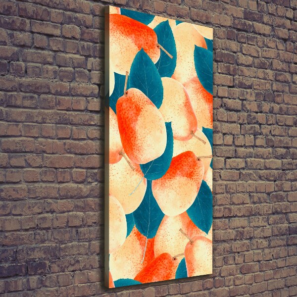 Verticale foto op canvas Peren