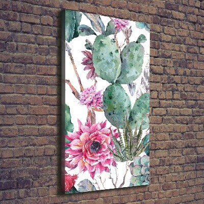 Verticale foto op canvas Cactussen