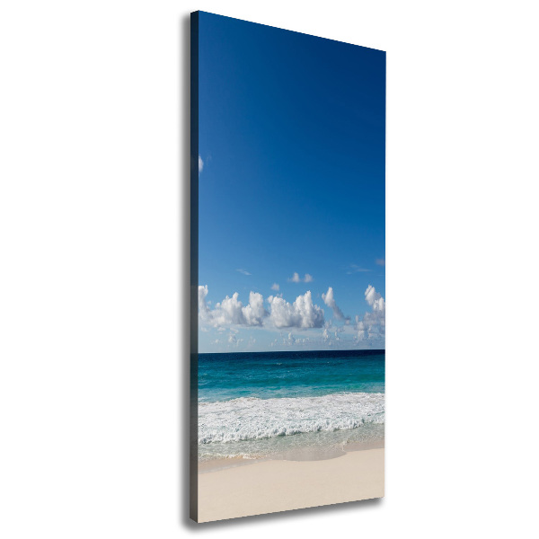 Verticale foto op canvas Tropisch strand