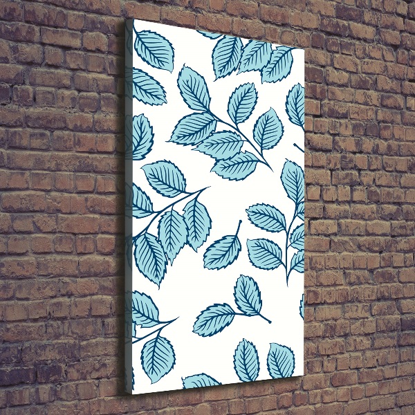 Nowoczesny fotoobraz canvas na ramie pionowy Listki