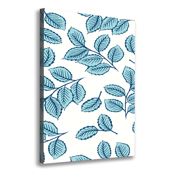 Nowoczesny fotoobraz canvas na ramie pionowy Listki