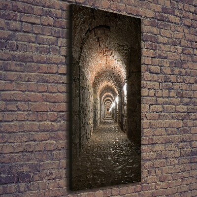 Verticaal schilderij op canvas Kelders