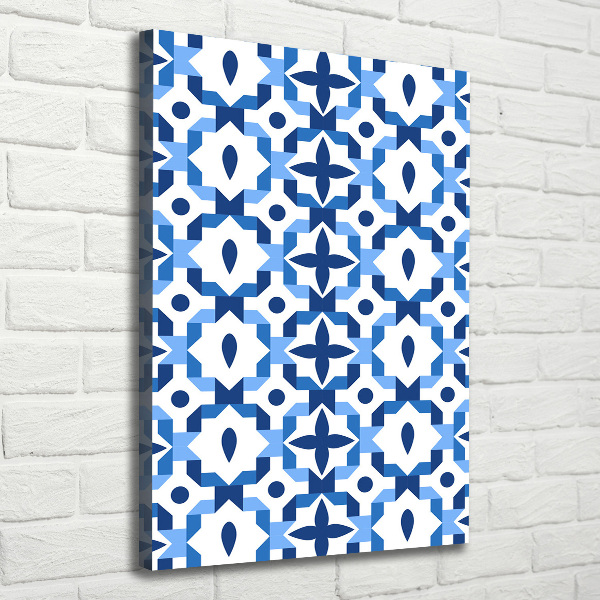 Verticaal schilderij op canvas Geometrische achtergrond