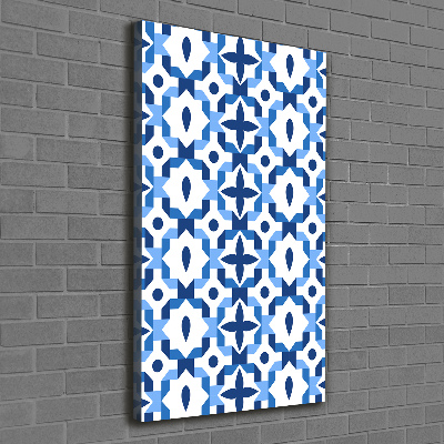 Verticaal schilderij op canvas Geometrische achtergrond