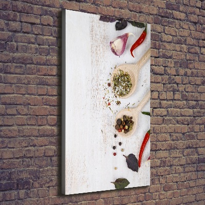 Verticale canvasfoto Groenten en kruiden