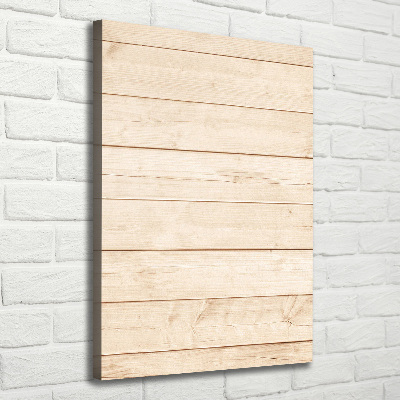 Verticale foto op canvas Houten achtergrond
