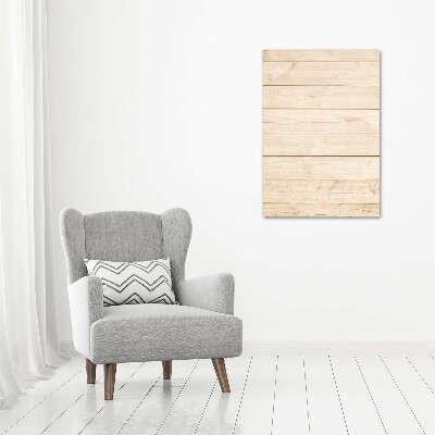 Verticale foto op canvas Houten achtergrond