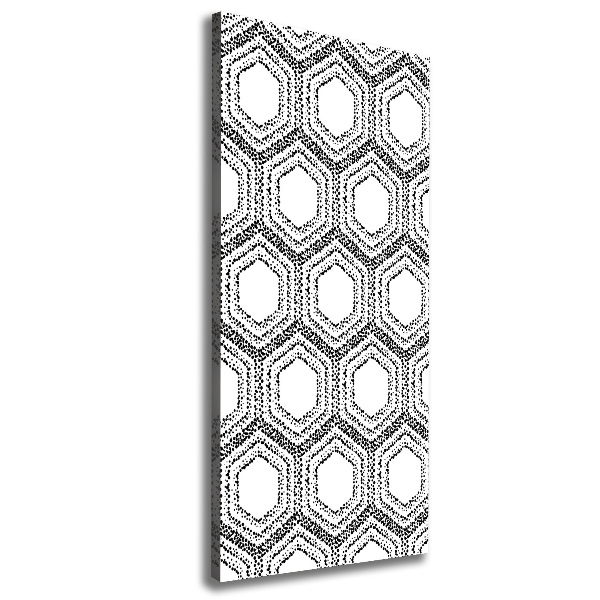 Verticale canvasfoto Geometrische achtergrond