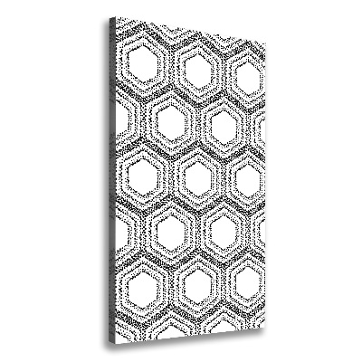 Verticale canvasfoto Geometrische achtergrond