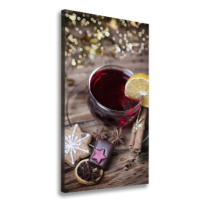 Verticaal canvasschilderij Glühwein