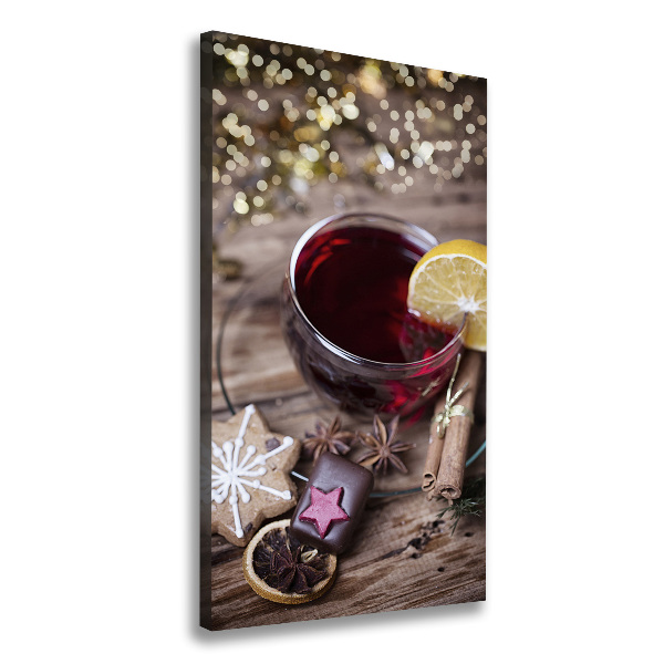 Verticaal canvasschilderij Glühwein