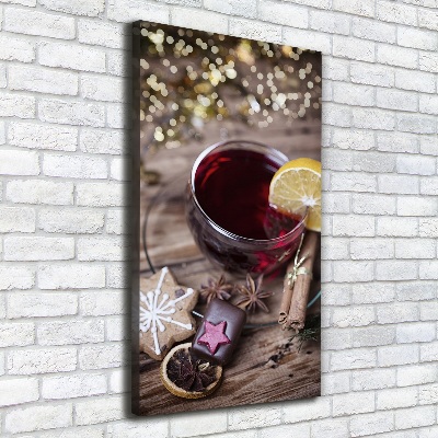 Verticaal canvasschilderij Glühwein