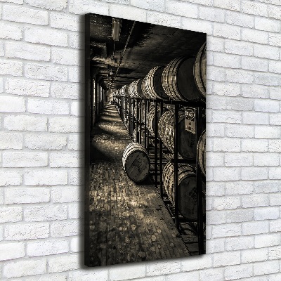 Foto obraz canvas pionowy Beczki Burbon