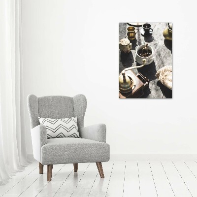Verticale canvasfoto Koffiemolen