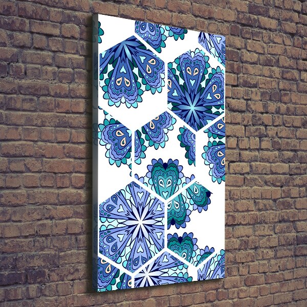 Verticaal canvasschilderij Mandala-elementen