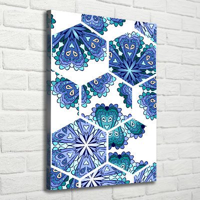 Verticaal canvasschilderij Mandala-elementen