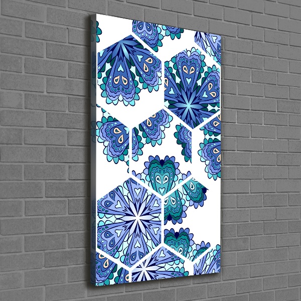 Verticaal canvasschilderij Mandala-elementen