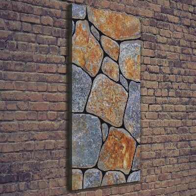 Verticale foto op canvas Achtergrond van stenen