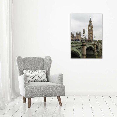 Verticale canvasfoto Big Ben Londen