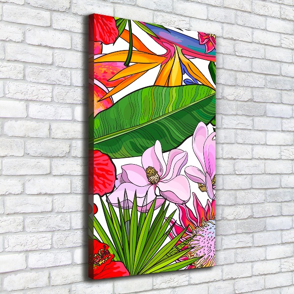 Foto-obraz canvas do salonu Hawajski wzór