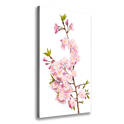 Verticale canvasfoto Kersenbloesems