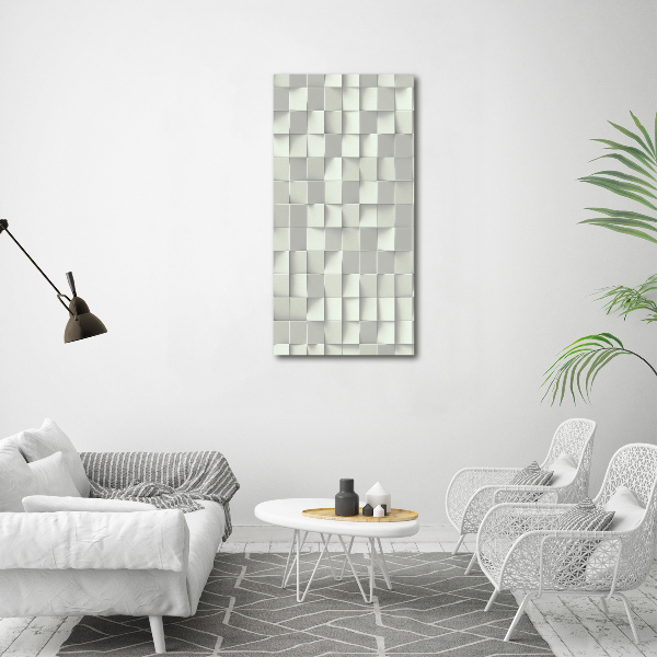 Verticaal schilderij op canvas Geometrisch patroon