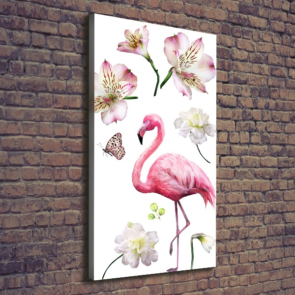 Verticaal schilderij op canvas Tropische collectie