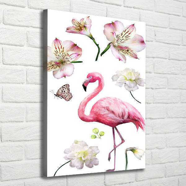 Verticaal schilderij op canvas Tropische collectie